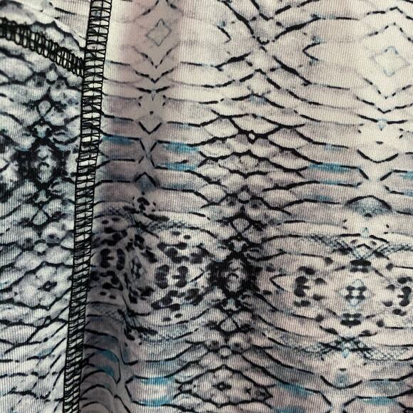 5/$25 X by Gottex Mesh Panel Patterned Pocket Workout Athletic Leggings M Medium - Picture 4 of 9